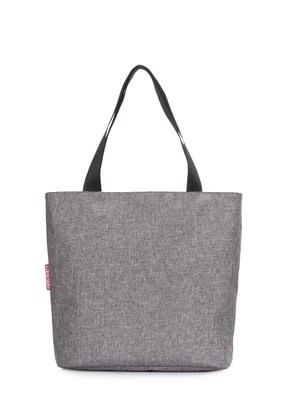 Женская текстильная сумка POOLPARTY Select серая select-grey фото