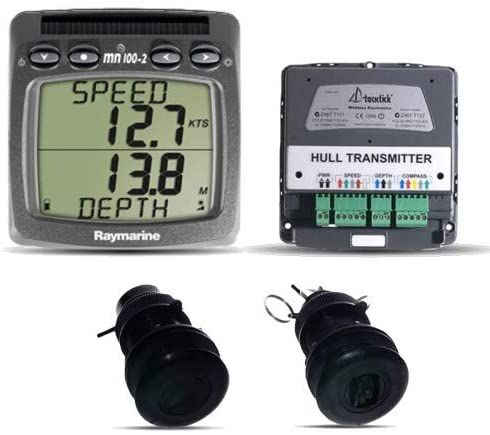 Індикаторна бездротова система швидкість/температура/глибина Raymarine T100 з датчиками в комплекті T100-868 фото