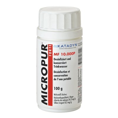 Порошок для дезинфекции воды Micropur Forte MF 10.000P (100 г) 8013702 фото