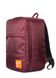 Рюкзак для ручної поклажі POOLPARTY Hub 40x25x20см Ryanair / Wizz Air / МАУ бордовий hub-marsala фото