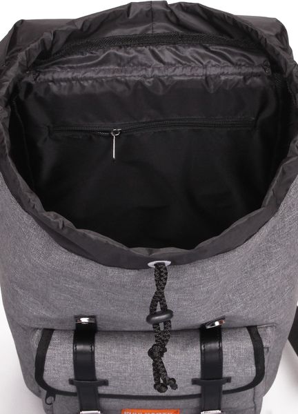 Рюкзак з ременями POOLPARTY Hipster сірий hipster-grey фото