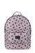 Рюкзак стьобаний POOLPARTY сірий backpack-snowflakes-grey фото