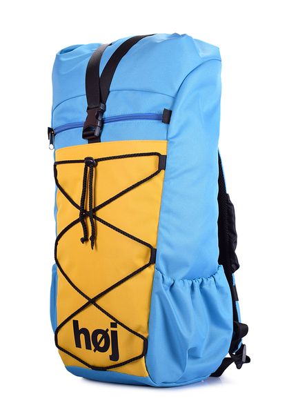 Рюкзак туристичний POOLPARTY Høj 36 литров жовто-блакитний hoj-ua фото