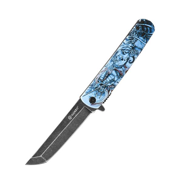 Нож складной Ganzo G626-GS серый самурай G626-GS фото