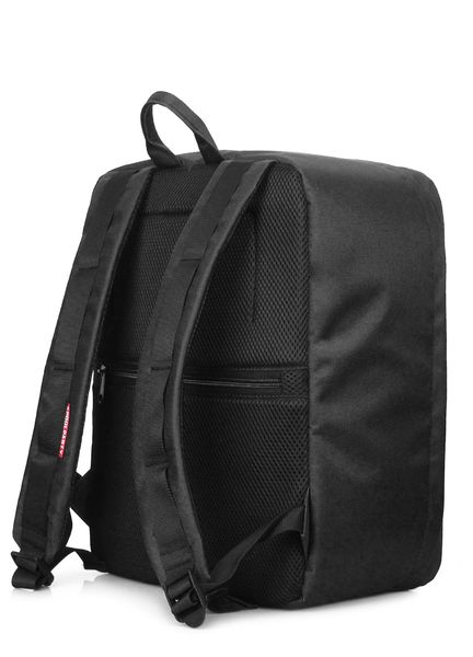 Рюкзак для ручної поклажі POOLPARTY Airport 40x30x20см Wizz Air / МАУ чорний airport-black фото