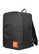 Рюкзак для ручної поклажі POOLPARTY Airport 40x30x20см Wizz Air / МАУ чорний airport-black фото 2
