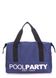 Коттоновая сумка POOLPARTY Universal синяя pool-12-darkblue фото 1