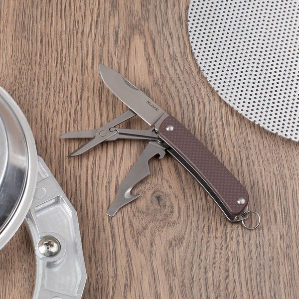 Многофункциональный нож Ruike Criterion Collection S31 коричневый S31-N фото