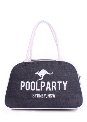 Джинсова сумка-саквояж POOLPARTY pool-16-jeans фото
