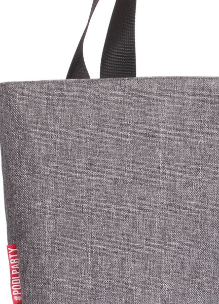 Жіноча текстильна сумка POOLPARTY Select серая сіра select-grey фото