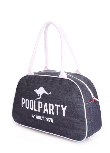 Джинсова сумка-саквояж POOLPARTY pool-16-jeans фото