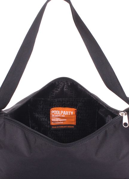 Повседневная текстильная сумка POOLPARTY Agent черная agent-oxford фото