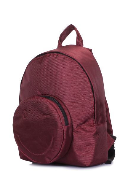 Городской рюкзак POOLPARTY Smile бордовый smile-backpack-marsala фото