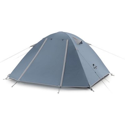Палатка двухместная Naturehike P-Series NH18Z022-P, 210T/65D, темно-синяя 6927595783597 фото