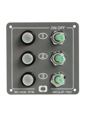 Распределительная панель Osculati 3-6 выключателей 923377108 фото