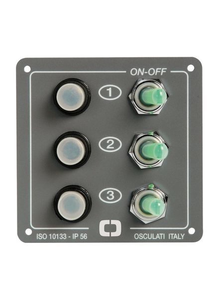 Розподільна панель Osculati 3-6 вимикачів 923377108 фото
