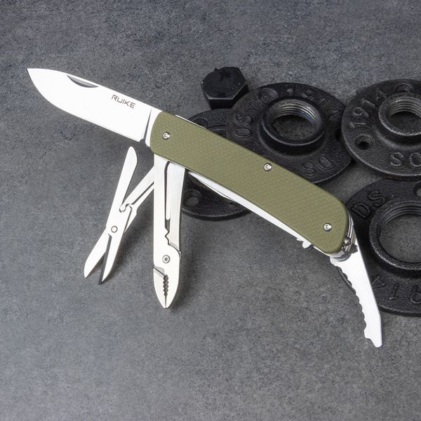 Многофункциональный нож Ruike Criterion Collection L41 зеленый L41-G фото