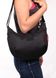 Женская текстильная сумка с ремнем на плечо POOLPARTY черная pool-92-oford-black фото 3