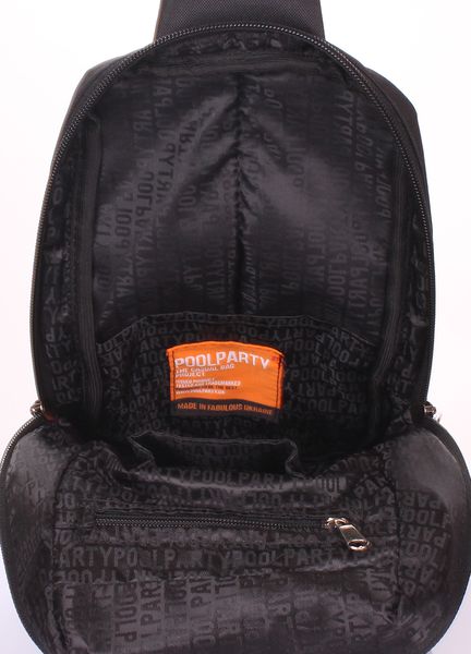 Сумка-рюкзак POOLPARTY Sling чорний sling-black фото