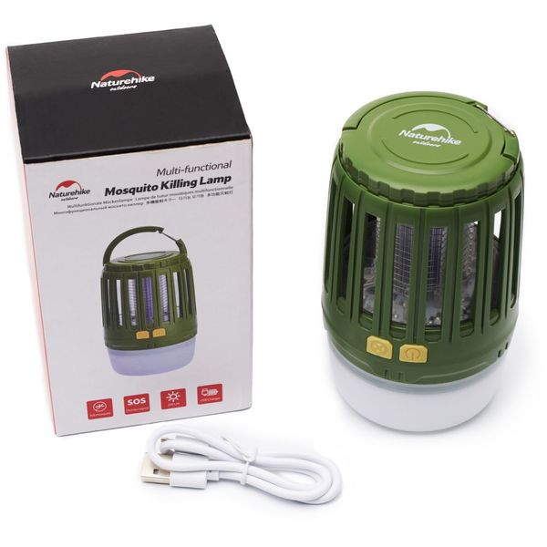 Фонарь кемпинговый с защитой от комаров Naturehike Repellent light NH20ZM003, аккумулятор 18650 (2200 mAh) 6927595745977 фото