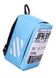 Рюкзак для ручной клади POOLPARTY Hub 40x25x20см Ryanair / Wizz Air / МАУ голубой hub-boardingpass фото 4