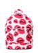 Жіночий рюкзак POOLPARTY з губами backpack-lips-white фото