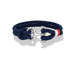 Яхтовий браслет TAKI BRAID silver  TAKI1Darkblue фото