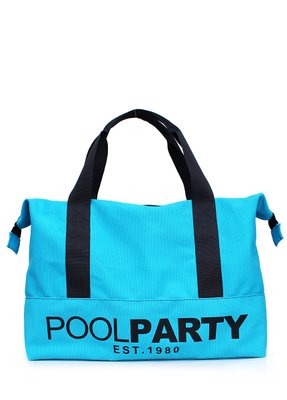 Текстильна сумка POOLPARTY Universal блакитна universal-blue фото