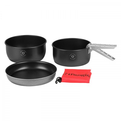 Набір посуду Trangia Tundra I 1.75/1.5 л (два котелки, сковорода, ручка, чохол) 401251 фото
