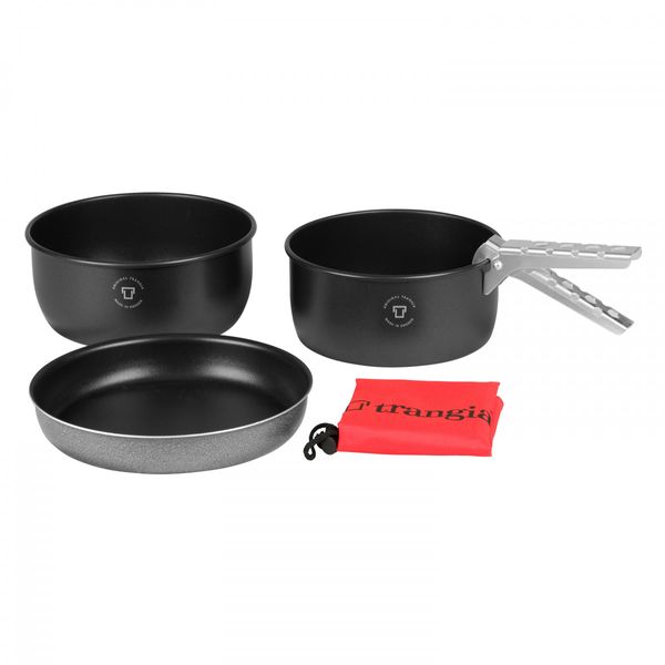 Набор посуды Trangia Tundra I 1.75 / 1.5 л (два котелка, сковорода, ручка, чехол) 401251 фото