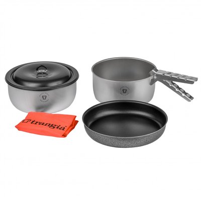 Набір посуду Trangia Tundra III-D 1.75/1.5 л (два котелки, сковорода, кришка, ручка, чохол) 402253 фото