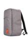Комплект: рюкзак для ручної поклажі та тревелкейс POOLPARTY hub-grey-combo фото 2