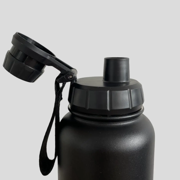 Спорт кришка для пляшки 1л Usual One SKU5-1L-LID-BLACK фото