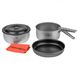 Набір посуду Trangia Tundra III-D 1.75/1.5 л (два котелки, сковорода, кришка, ручка, чохол) 402253 фото 1