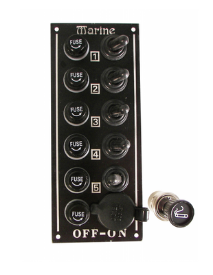 Розподільча панель FNI 5 вимикачів та прикурювач 3939227 фото