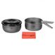 Набір посуду Trangia Tundra II HA 1.75/1.5 л (два котелки, кришка, ручка, чохол) 403252 фото 1