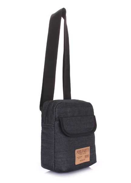 Чоловіча джинсова сумка POOLPARTY Extreme з ременем на плече extreme-denim фото
