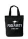 Коттоновая женская сумка POOLPARTY черная pool1-black фото